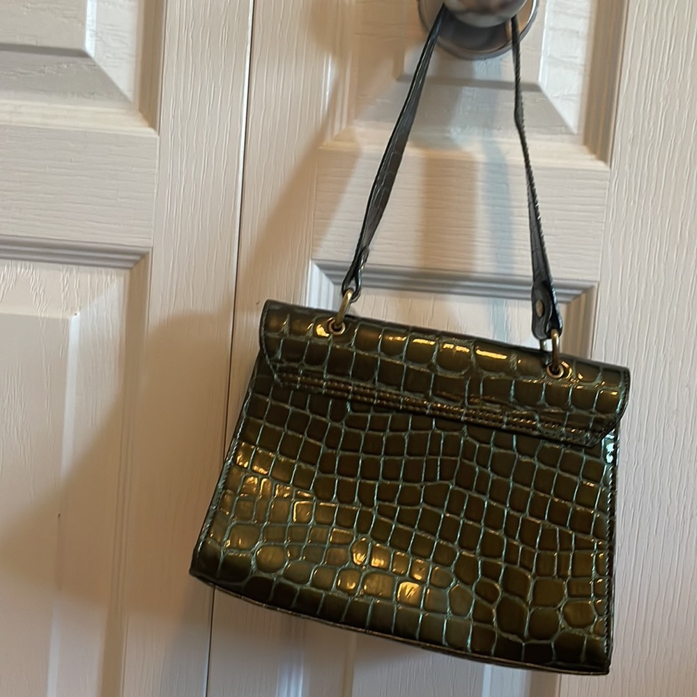 Kenneth Cole Crocodile Shoulder Small Mini Handbag - Picture 7 of 7
